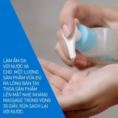 Sữa Rửa Mặt Dịu Tẩy Da Chết Nhẹ Cho Da Khô CeraVe SA Smoothing Cleanser 236ml