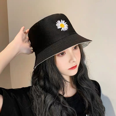 Mũ Vành Nhỏ, Mũ Bucket Hoa Cúc, Mũ Bucket Cụp Phong Cách Swag Siêu Xinh MD07