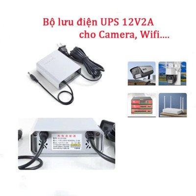 Bộ Nguồn Dự Phòng Cho Modem WiFi & Camera Khi Mất Điện – Lưu Điện 4–8 Giờ Siêu Tiện Lợi