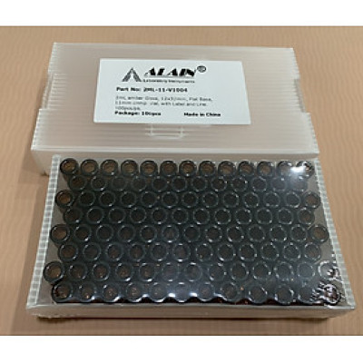 Chai thủy tinh 1,5ml ( 2ml ) + Nắp bấm nhôm 11mm, 100 cái hộp, Alain TQ.