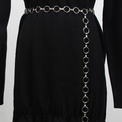 Xích thắt lưng vòng tròn retro cá tính