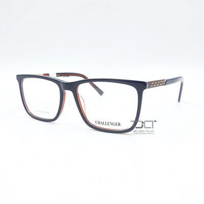 GỌNG KÍNH UNISEX THỜI TRANG, PHOM VUÔNG, CHÍNH HÃNG CHALLENGER CA3042