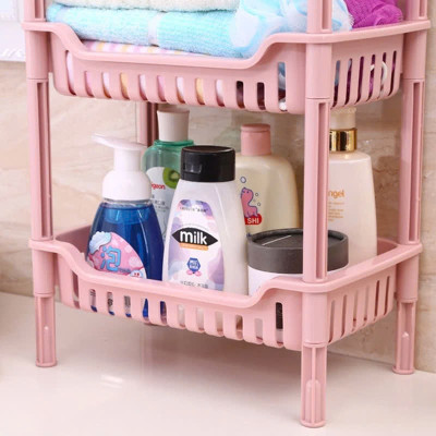Kệ chữ nhật 2, 3 tầng nhựa VIỆT NHẬT - Đựng gia vị, chén đĩa bếp, đồ dùng phòng tắm size Trung- Hàng Việt Nhật (Giao màu ngẫu nhiên)