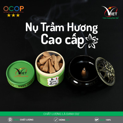 Nụ trầm hương cao cấp Sao Việt - tuổi trầm lâu - hương trầm nguyên bản