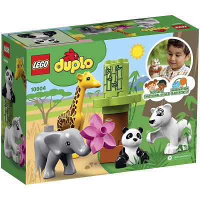 Đồ chơi lắp ráp: Bộ 4 Thú Cưng Hoang Dã của Bé - LEGO DUPLO 10904 ( 9 Chi tiết)