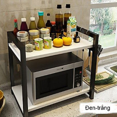 Kệ lò vi sóng đa năng,chân sắt mặt gỗ  HG FURNITURE  ngang 60xcm40cmx44cm