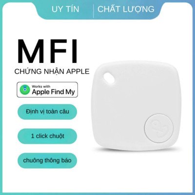 Thiết bị định vị toàn cầu GPS Sualio Tag cho Apple Find My tìm đồ vật, thú cưng, chìa khoá - Hàng nhập khẩu.