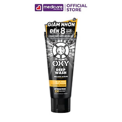 Kem Rửa Mặt Nam OXY DeepWash Tác Động Sâu 100g