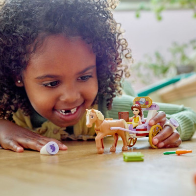 Đồ Chơi Lắp Ráp Cỗ Xe Ngựa Phiêu Lưu Của Belle LEGO DISNEY PRINCESS 43233 (62 chi tiết)
