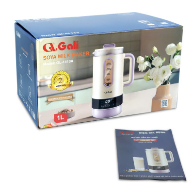 Máy làm sữa hạt đa năng Gali GL-1410A 1 lít 800w. Hàng nhập khẩu chính hãng, bảo hành 24 tháng