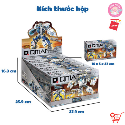 Đồ Chơi Xếp Hình, Lắp Ráp Qman 41312 - Đội Trưởng Biến Hình (1065 mảnh ghép)