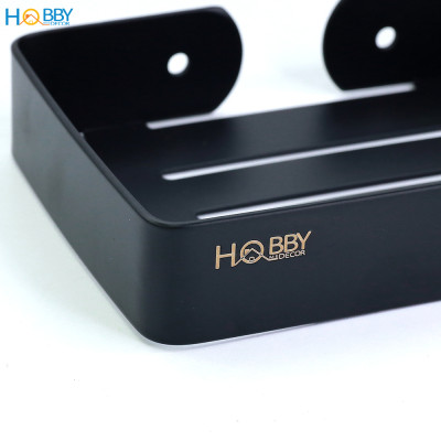 Kệ đựng xà phòng Inox 304 sơn đen Hobby Home Decor SB8