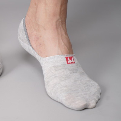 Combo 5 Đôi Tất Vớ Lười Nam, Sợi Cotton Cao Cấp Kháng Khuẩn, Chống Hôi, Silicon Chống Tụt Gót Chân - JM - MM