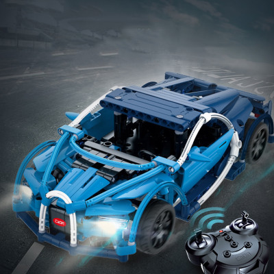 Bộ Đồ Chơi Xếp Hình BABYBOSS Siêu Xe Bugatti Chiron 419 Chi Tiết Điều Khiển Từ Xa - Hàng Chính Hãng