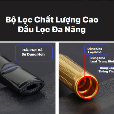 Bộ Tẩu Lọc Thuốc Adous Đa Năng Dùng Cho Tất Cả Size Nhỏ và Trung Bình và Thông Thường Cực Hot