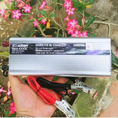 BỘ KÍCH ĐIỆN TỪ 12V LÊN 220V 1000W KIÊM SẠC BÌNH ẮC QUY CAO CẤP CHO MỌI NHÀ