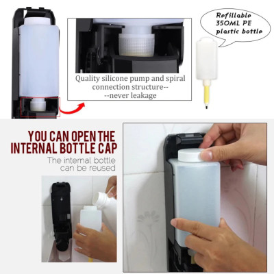 Hộp Đựng Nước Rửa Tay Treo Tường Cao Cấp, Nút Bấm Nhẹ, Êm Ái, Kiểu Dáng Đẹp Chắc Chắn, An Toàn Cho Gia Đình. Takyhome 5410