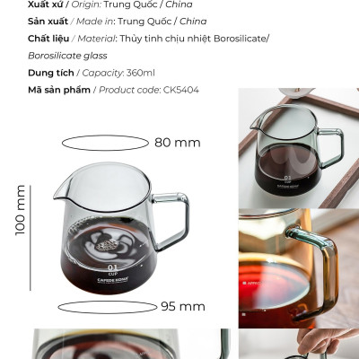 Bộ sản phẩm Black Swan - CAFE DE KONA set pha cà phê