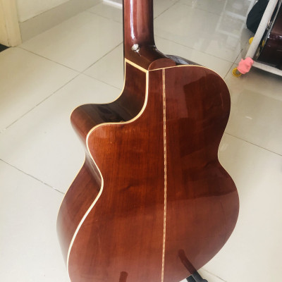 Đàn guitar acoustic DJ150X có EQ âm thanh chất lượng tốt gỗ full solid chọn lọc