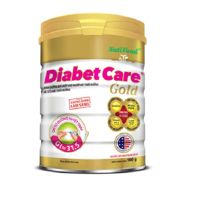 Combo 2 hộp sữa bột DIABETCARE GOLD hãng Nutifood giành cho người bị Đái tháo đường và tiền đái tháo đường-> Tặng ngay khăn lau đa năng