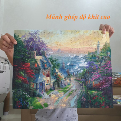 Bộ Tranh Xếp Hình Minh Châu 1000 Mảnh – Tòa Thị Chính Brussels, Bỉ (Kích Thước 50x80cm)