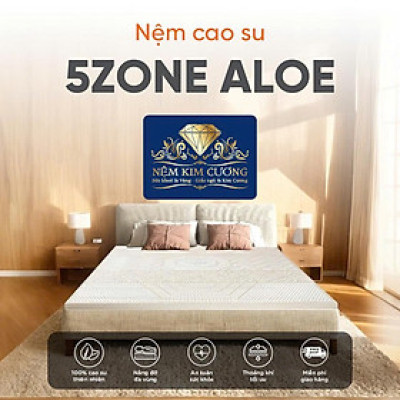 Nệm Cao Su Kim Cương 5 ZONE ALOE