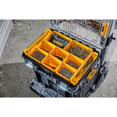 THÙNG ĐỒ NGHỀ T-STAK (440X 337X119)MM DEWALT DWST82968-1 - HÀNG CHÍNH HÃNG