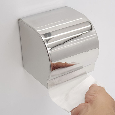 Hộp đựng giấy vệ sinh Inox 304 Eurolife EL-P05-4 (Trắng bạc)