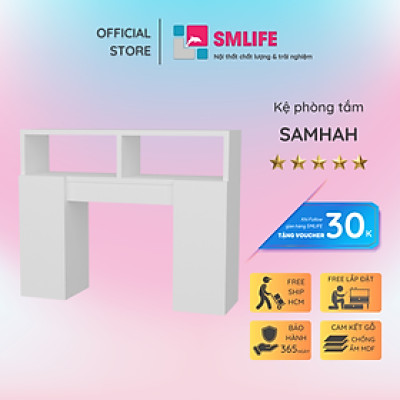 Tủ phòng tắm gỗ hiện đại SMLIFE Samhah