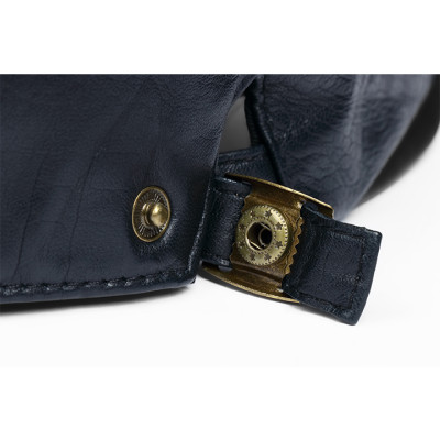 Mũ/ Nón beret nam da cừu cao cấp BHY1903 Điều chỉnh được, Mỏng mềm, thoáng khí, không bong tróc