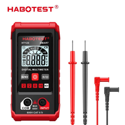 HÀNG NHẬT: Đồng Hồ Vạn Năng HT123 - Đjo Điện Áp AC/DC Thông Minh, Chính Xác ,  đèn trang trí