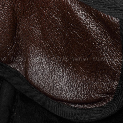 Mũ bê rê nam da bò có che tai BHY1917 Nón beret da thật, có size, vừa vòng đầu 55-60cm