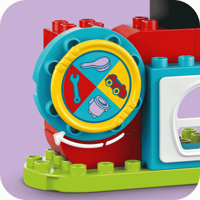 LEGO DUPLO 10454 Đồ Chơi Lắp Ráp Nhà Câu Lạc Bộ Mickey Mouse Và Xe Hơi (27 chi tiết)
