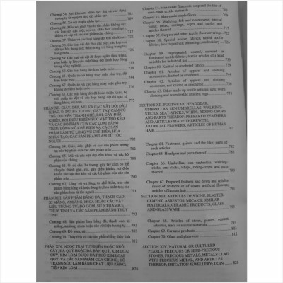 Sách Biểu Thuế Xuất Khẩu - Nhập Khẩu 2024 (Song ngữ Việt - Anh) - V2323D