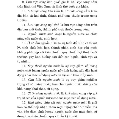 Luật tài nguyên nước ( bản in 2024)