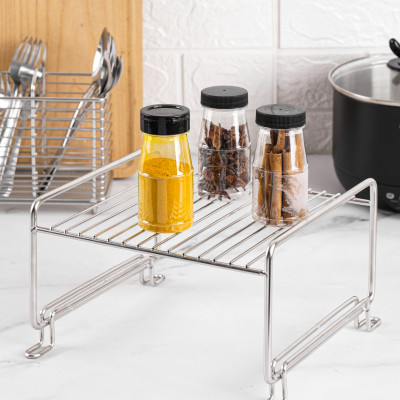 Kệ inox để đồ đa năng, kệ inox nhà bếp (1cái) - có 3 size lựa chọn