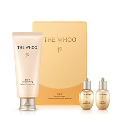 Bộ Sữa rửa mặt dưỡng ẩm Whoo GJH Clarifying Cleansing Foam set