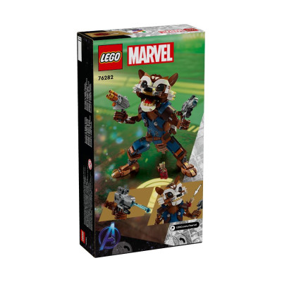 Đồ Chơi Lắp Ráp Mô Hình Nhân Vật Rocket LEGO SUPERHEROES 76282 (566 chi tiết)