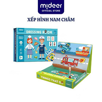 Xếp Hình Nam Châm Mideer Magenetic Game, Bộ đồ Chơi Tư Duy Trí Tuệ Cho Bé 2 3 4 5 Tuổi