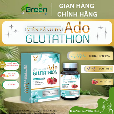 COMBO Viên sáng da Ado Glutathion và Kem chống nắng BABE Super Fluid Sunscreen SPF50 (50ml)