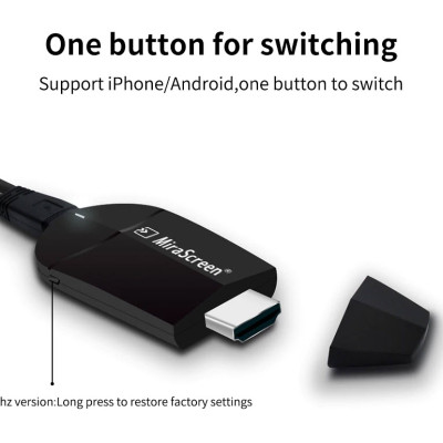 MiraScreen K6 - HDMI Không Dây - Thiết Bị HDMI Không Dây Mirascreen Kết Nối Điện Thoại,Máy Tính, Tivi Chất Lượng 4K Đạt Chuẩn Hiện Đại Đảm Bảo Chất Lượng Truyền Tải Luôn Ổn Định Và Nhanh Chóng - Phá Bỏ Mọi Giới Hạn Công Nghệ - Hàng Chính Hãng