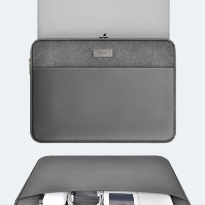 Bao đựng máy tính xách tay Wiwu Minimalist Laptop Sleeve cho macbook, laptop bảo vệ chống sốc - Hàng chính hãng