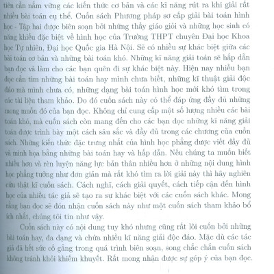 Phương Pháp Sơ Cấp Giải Bài Toán Hình Học - Tập 2