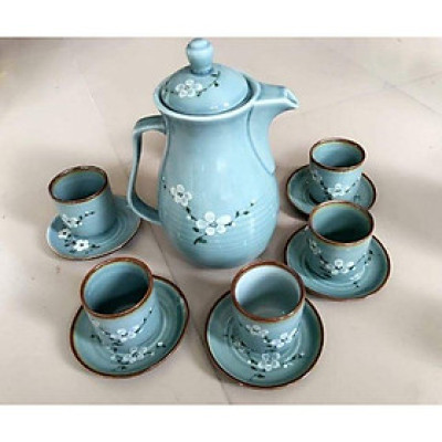 BỘ BÌNH CỐC SỨ (HỌA TIẾT HOA-CAO CẤP)