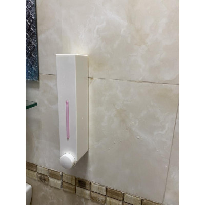 Hộp Đựng Nước Xà Phòng Treo Tường Rửa Tay, 420 ml Tiện Dụng Cho Phòng Tắm, Gọn Gàng, Bằng Nhựa Chắc Chắn An Toàn- TakyHome 5300