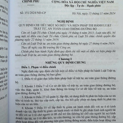 Sách Luật Trật Tự, An Toàn Giao Thông Đường Bộ - Hệ thống Văn Bản Quy Định Chi Tiết Thi Hành - V2555T