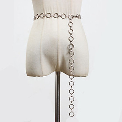 Xích thắt lưng vòng tròn retro cá tính