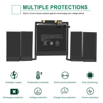 Pin Dành Tương Thích Cho Macbook Pro 13 A1819 A1706 Late 2016 Mid 2017 TEEEMO PC Hàng Nhập Khẩu New Seal