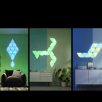 Yeelight Smart Light Panels Starter Kit 6P - Đèn LED RGB lắp ghép cao cấp thông minh - Hàng Chính Hãng