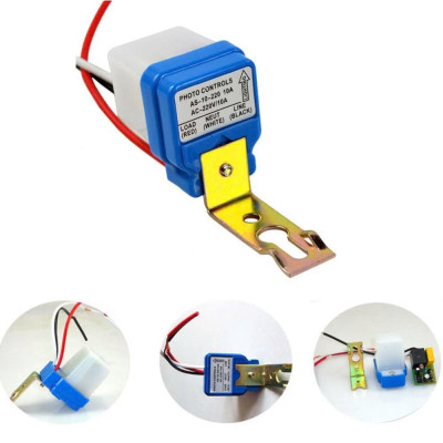 Công Tắc Cảm Biến Ánh Sáng AC220V/10A: Tự Động Bật Đèn Khi Tối, Tắt Khi Sáng